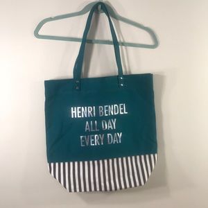 Henri bendel canvas tote bag